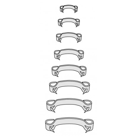 MİCHEL KLİPS 18X3 MM 10 LU PAKET 1000 ADET